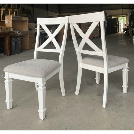 C614DW - Marina : Ghế Tựa Lưng X + Đệm Bọc Vải